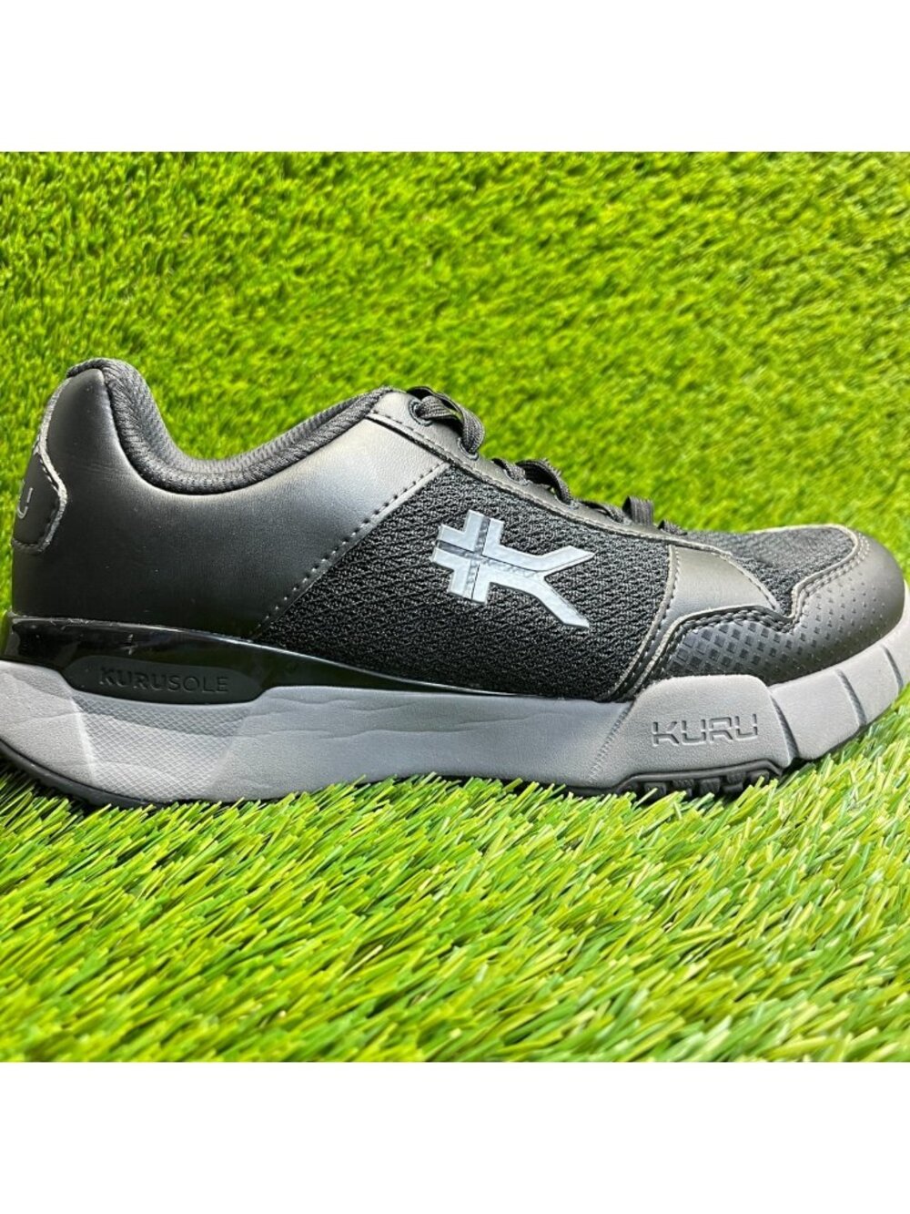 Kuru Quantum 2 Womens Size 8 Black Gray Athletic Running Walking Shoes Sneakers
